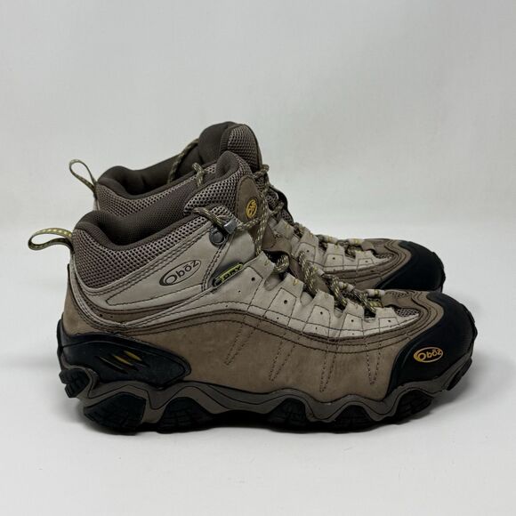 Oboz Bridger Hiking Boots Womens 11 Brown Nubuck Leather Waterproof Gorpcore - Picture 1 of 16